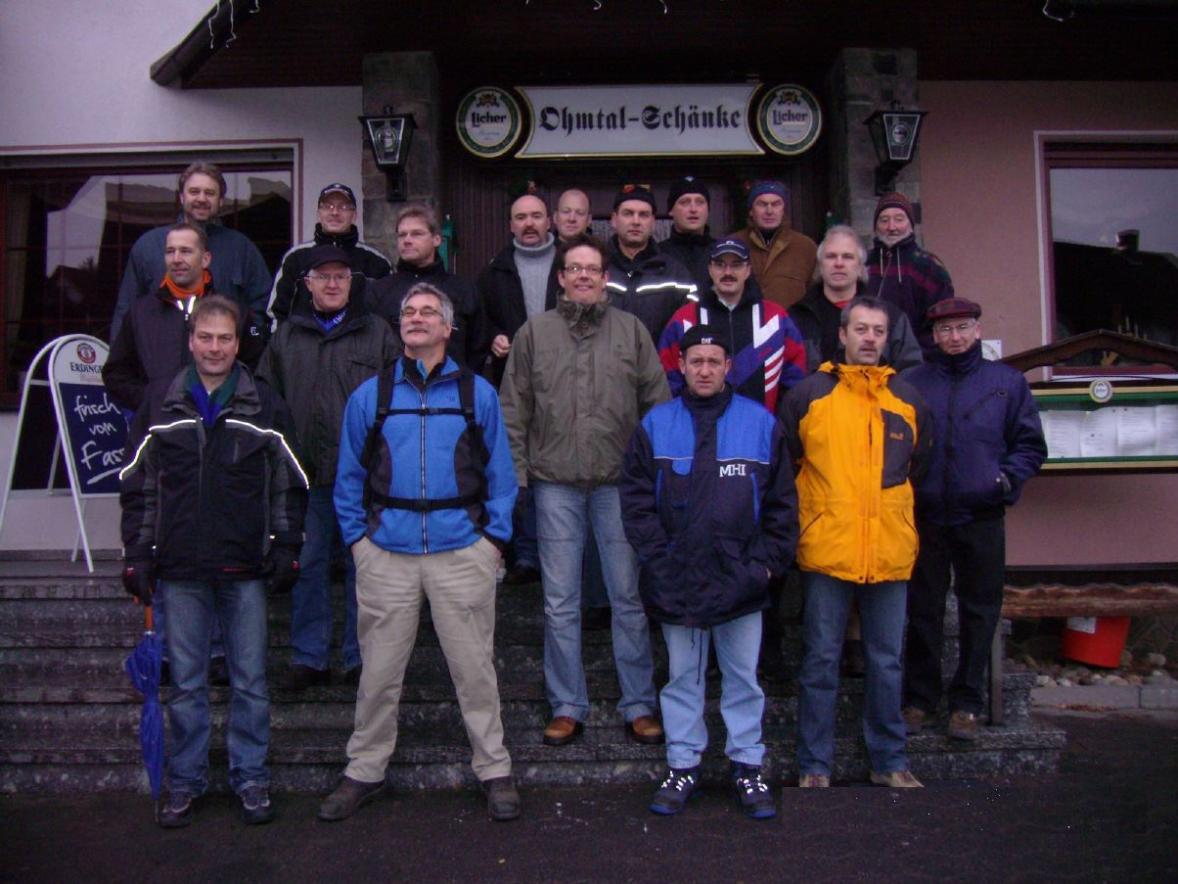 Start um 09:30 Uhr an der Ohmtalschänke